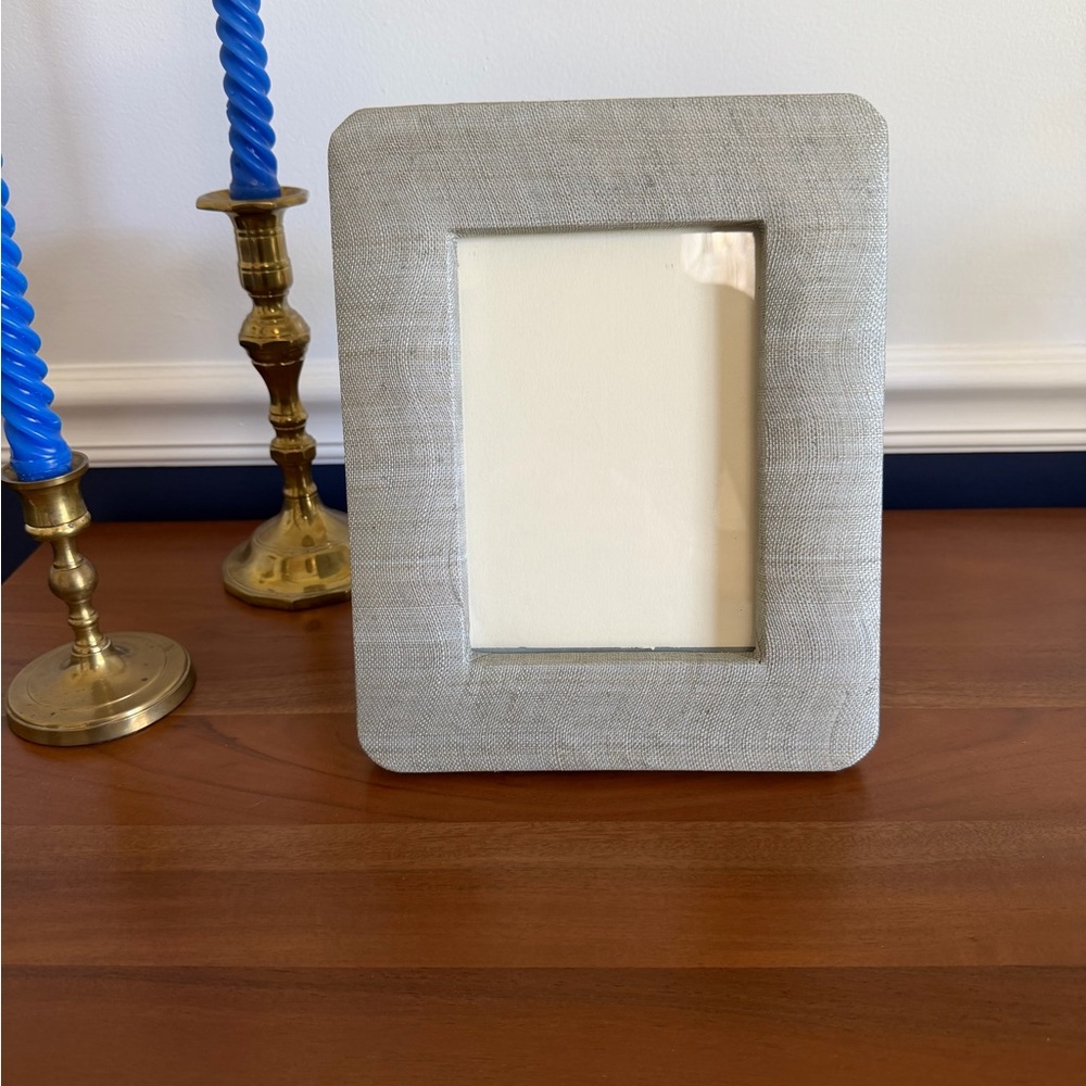 New Pigeon & Poodle Halle Picture Frame 5” x 7” Bullet Gray